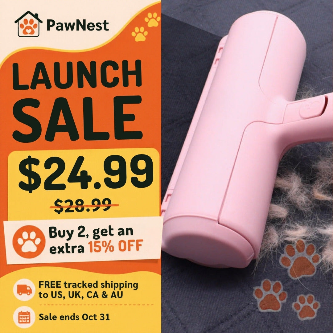 PawNest launch sale: $24.99 instead of $28.99, buy 2 get an extra 15% off, free tracked shipping